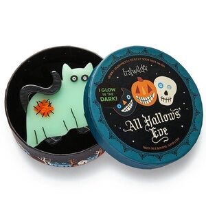 Halloween Erstwilder A Most Ghostly Kitty Brooch